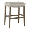 Hekman Upholstery Kataline Bar Stool with Nailheads