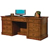 Hekman Urban Ash Burl Executive Credenza