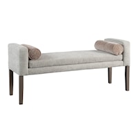 Contemporary Upholstered Accent Bench