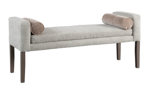 Contemporary Upholstered Accent Bench