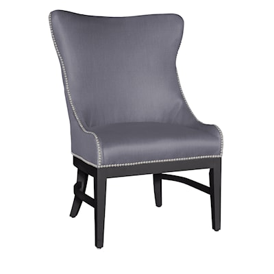 Hekman Upholstery Christine Accent Chair with Nailheads