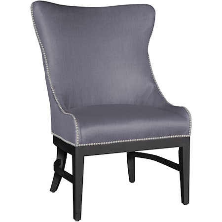 Christine Accent Chair with Nailheads