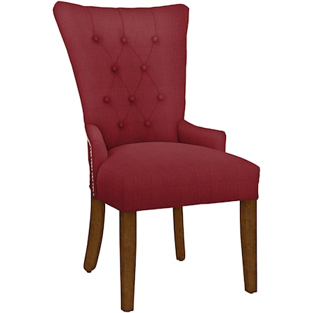 Sandra Dining Chair with Nailheads