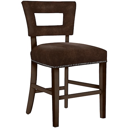 Meyers Counter Stool with Nailheads
