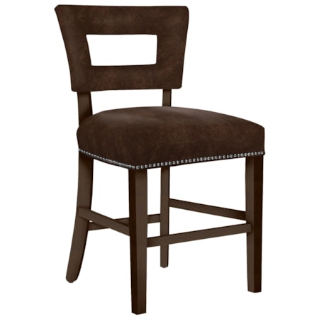 Meyers Counter Stool with Nailheads