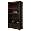 Hekman Mocha Executive Bookcase