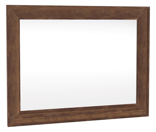 Traditional Landscape Mirror with Beveled Glass