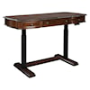 Hekman Old World Walnut Burl Adjustable Height Desk