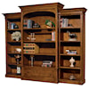 Hekman Urban Ash Burl Executive Left Bookcase