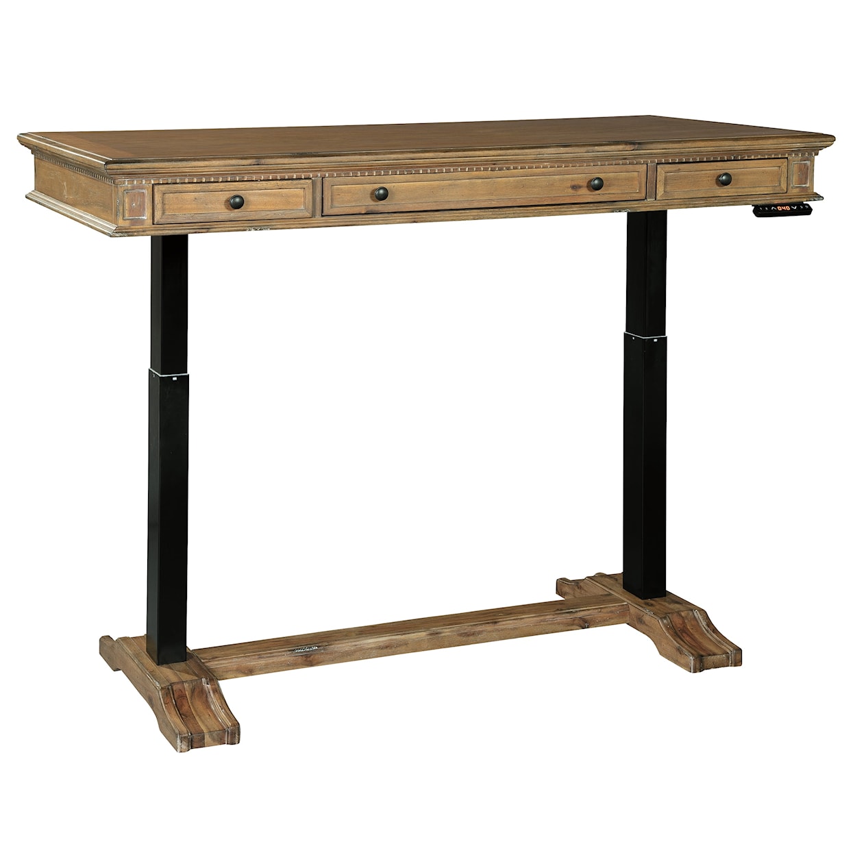 Hekman Wellington Hall Office Adjustable Height Desk