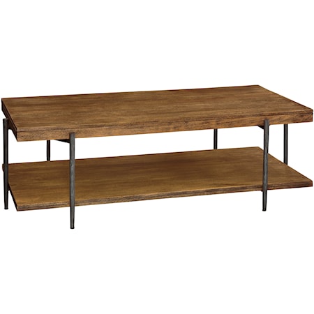 Hekman Rectangular Coffee Table With Shelf