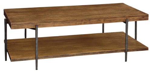 Hekman Rectangular Coffee Table With Shelf