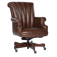 Hekman Executive Tilt Swivel Chair Coffee