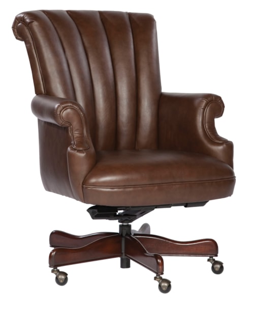 Hekman Executive Tilt Swivel Chair Coffee