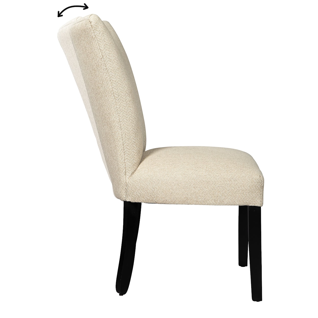 Hekman Upholstery Dining Chair with Flex Back
