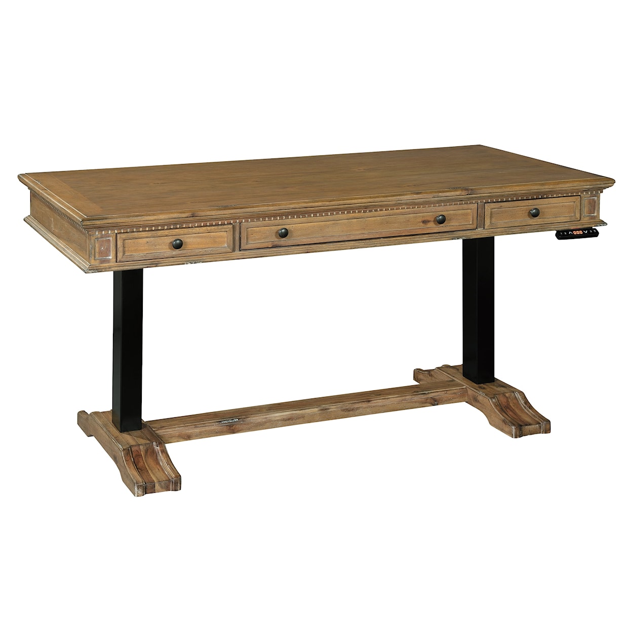 Hekman Wellington Hall Office Adjustable Height Desk