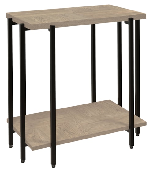 Slab Top Chairside Table