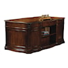 Hekman Old World Walnut Burl Executive Desk