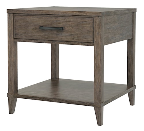 Lamp Table With Drawer