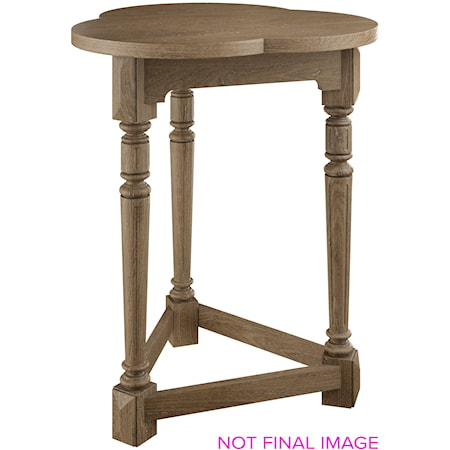 Clover Transitional Chairside Table