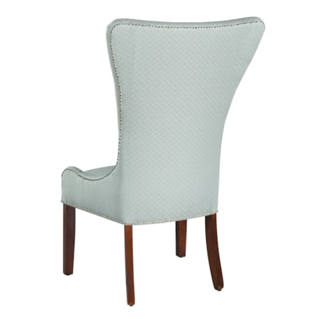 Christine Hostess Chair with Nailheads