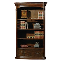 Hekman Old World Walnut Bookcase