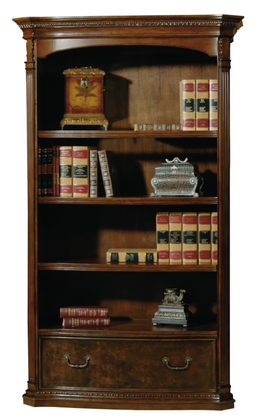 Hekman Old World Walnut Bookcase