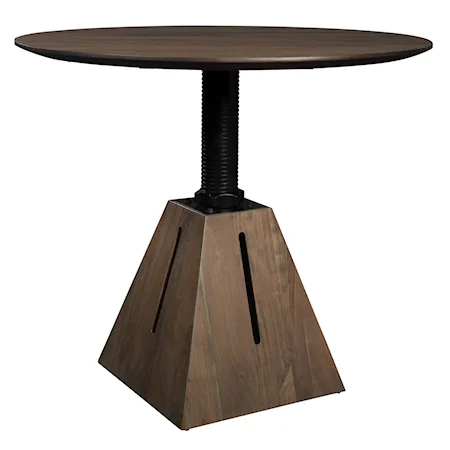 Adjustable Height Dining Table