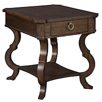 Single Drawer Lamp Table