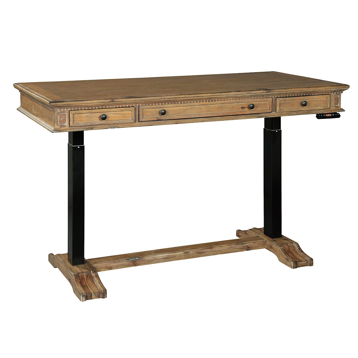 Hekman Wellington Hall Office Adjustable Height Desk