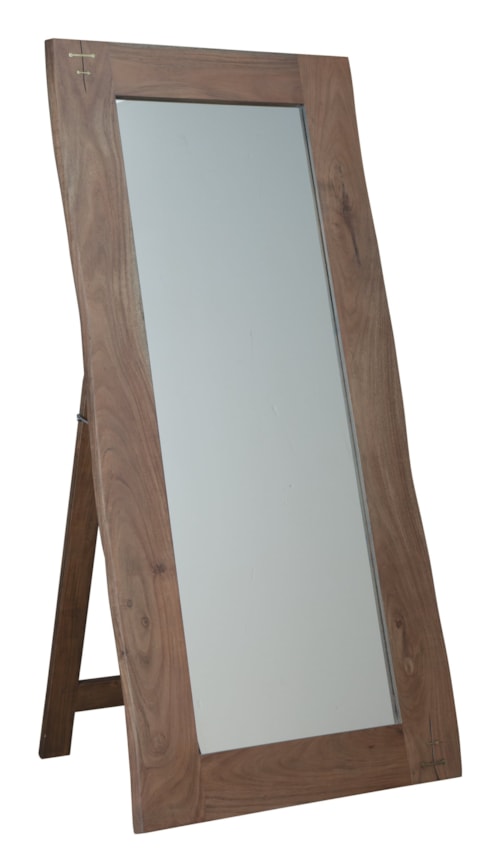 Hekman Floor Mirror With Stand