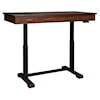 Hekman Mocha Adjustable Height Desk