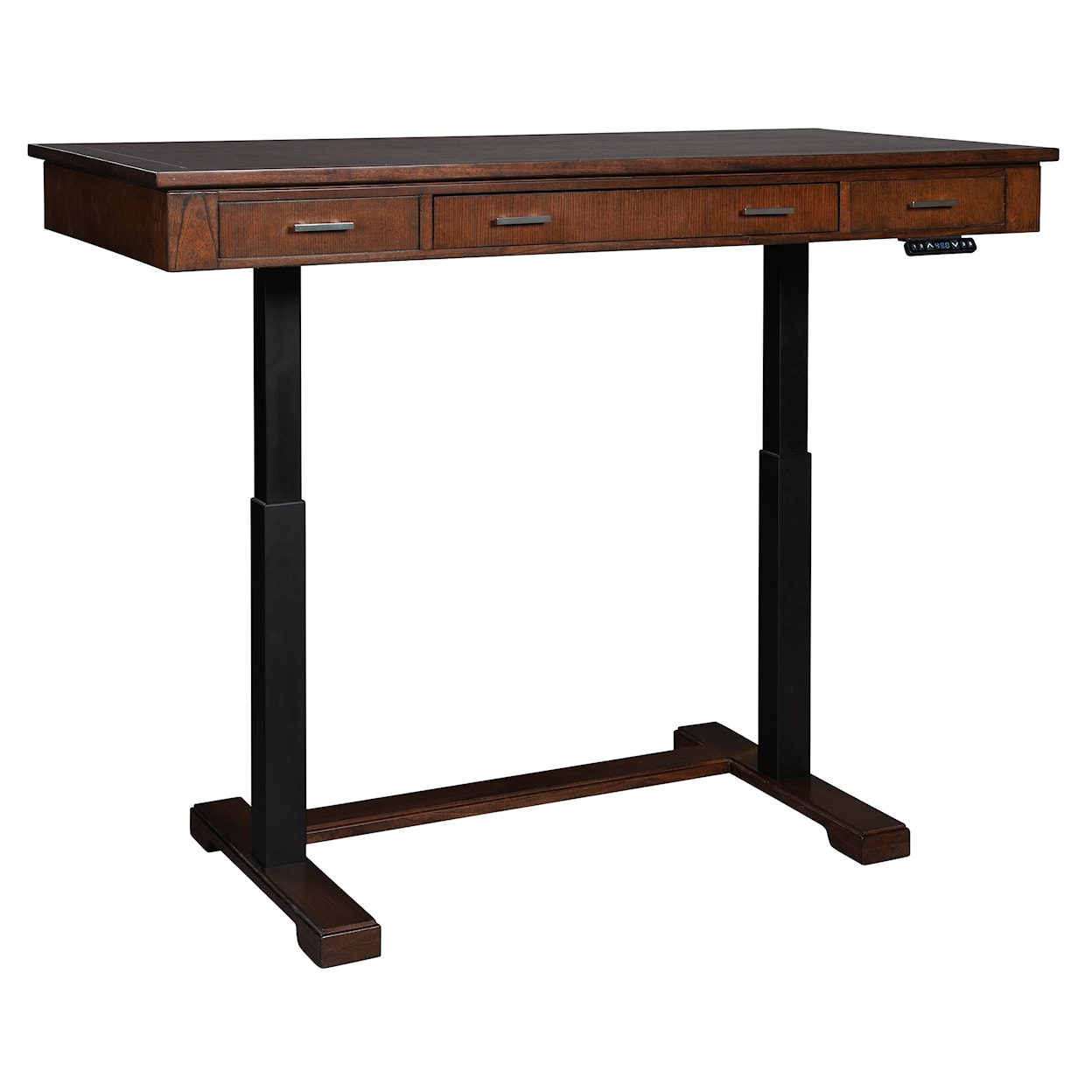 Hekman Mocha Adjustable Height Desk