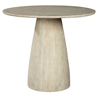 Contemporary Pub Table with Conical Pedestal Base