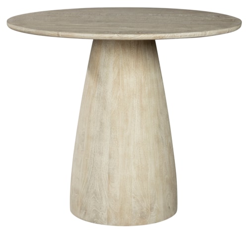 Contemporary Pub Table with Conical Pedestal Base