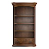 Hekman Old World Walnut Burl Executive Center Bookcase