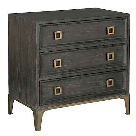 Triple Drawer Night Stand