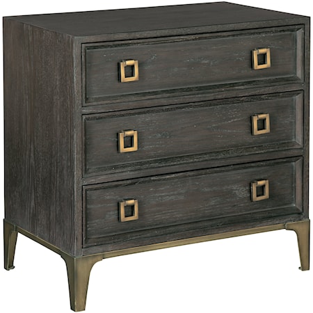 Triple Drawer Night Stand