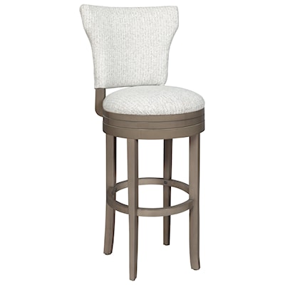 Hekman Upholstery Leland Swivel Bar Stool