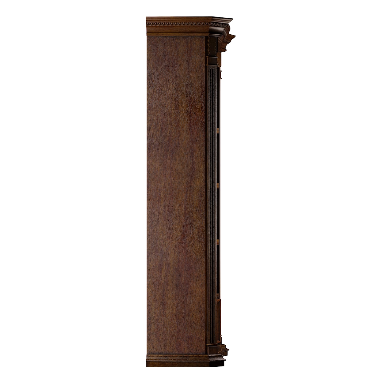 Hekman Old World Walnut Burl Executive Center Bookcase