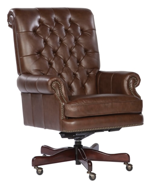 Hekman Executive Tilt Swivel Chair Coffee