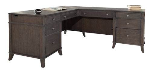 Hekman Executive L-Shaped Desk