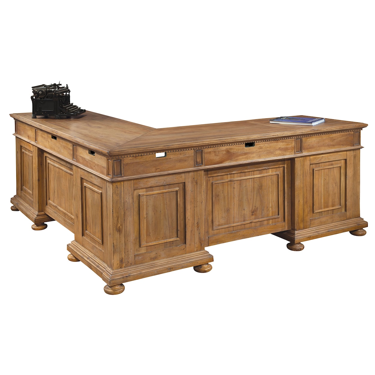 Hekman Wellington Hall Office Executive L-shape Desk