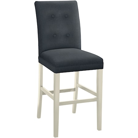 Sharon Bar Stool with Buttons