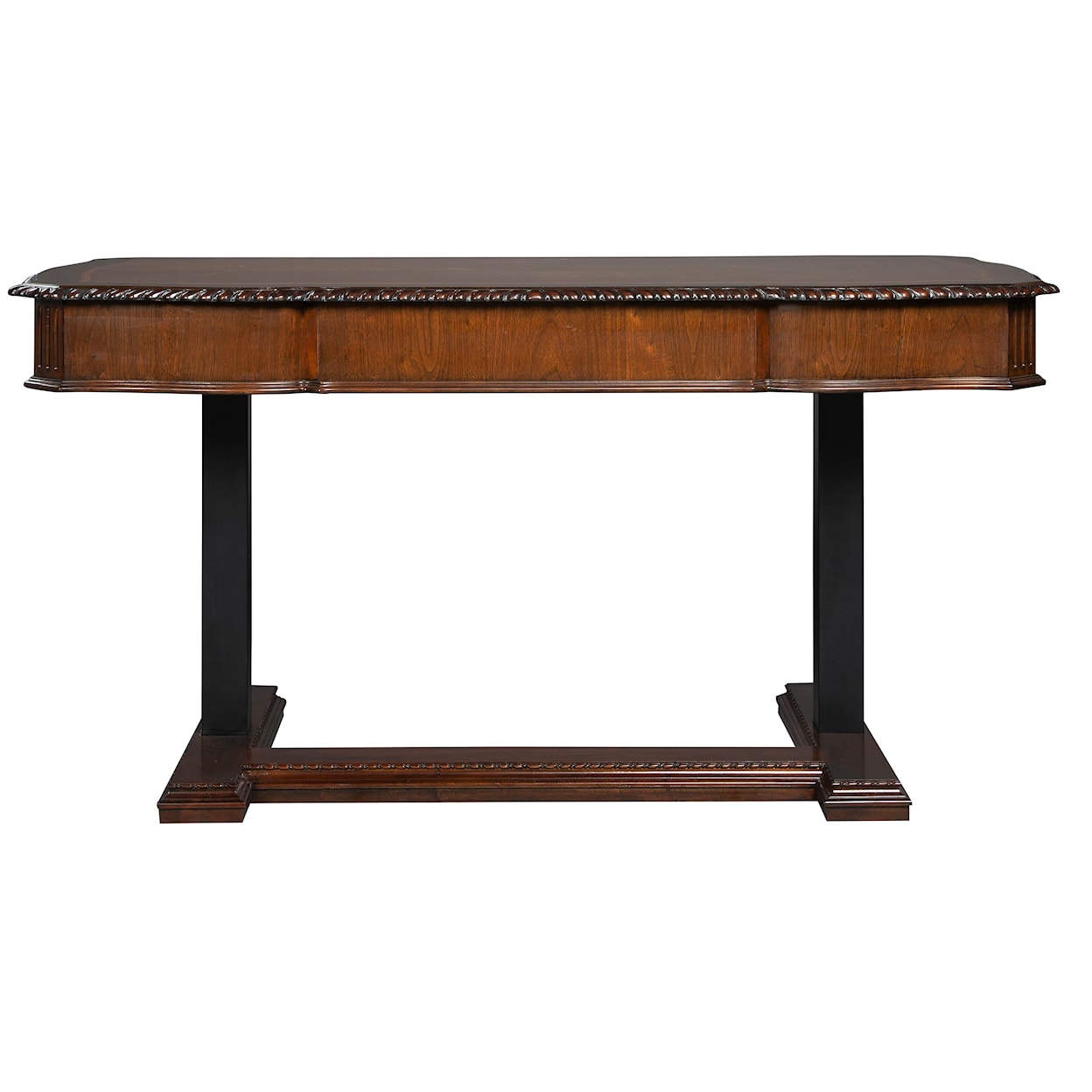 Hekman Old World Walnut Burl Adjustable Height Desk