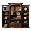 Hekman Old World Walnut Burl Executive Center Bookcase