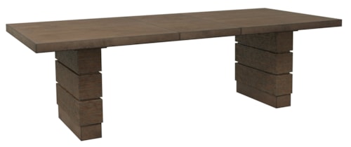 Rustic Rectangular Dining Table with Solid Mango Wood