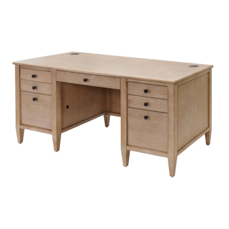 Double Pedestal Desk
