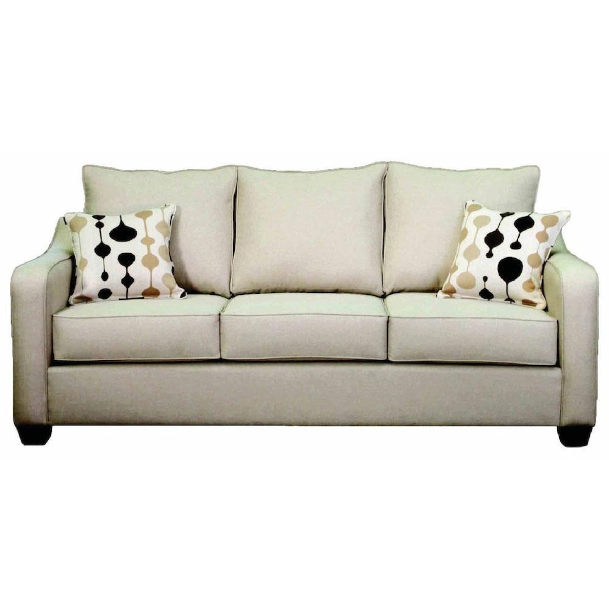 Sussex Upholstery Co. Stacy Stacy 3 Cushion Sofa