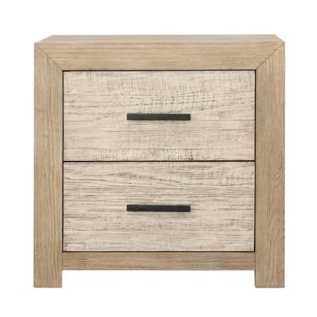 Roux Nightstand 2 Drawer